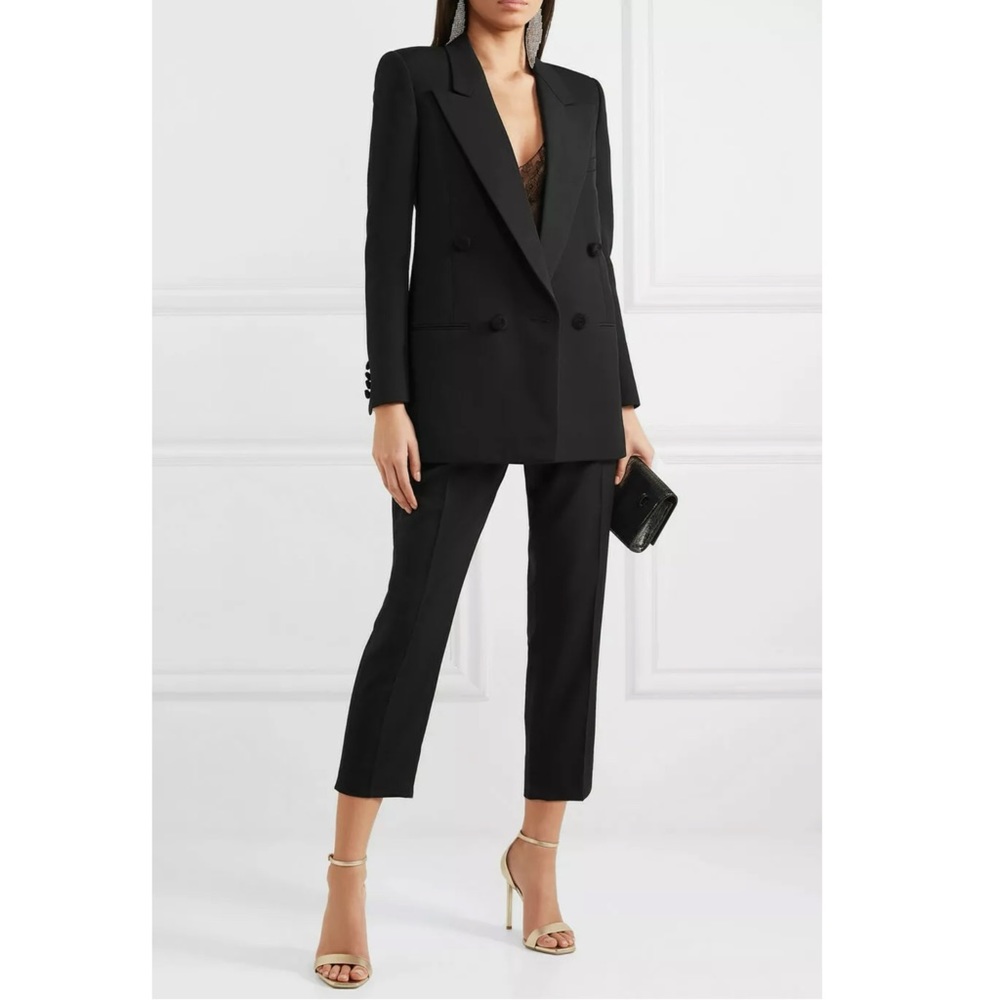 🖤 SAINT LAURENT YSL Wool Rope Button Jacket 46/14 - Picture 3 of 12